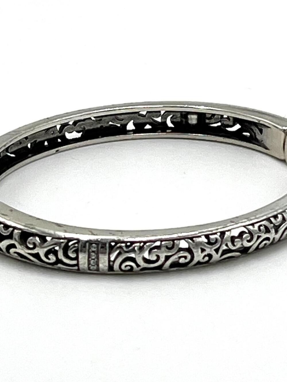 Brighton Open Scroll/Filigree Clamp Bracelet